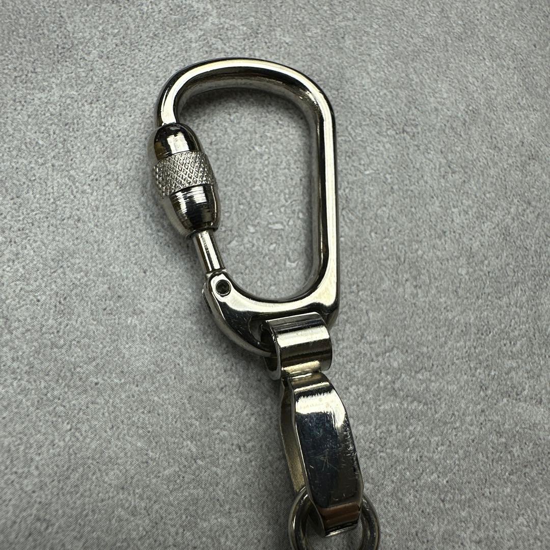 LOEWE ロエベ アナグラム ブラック レザー キーホルダー キーチャーム