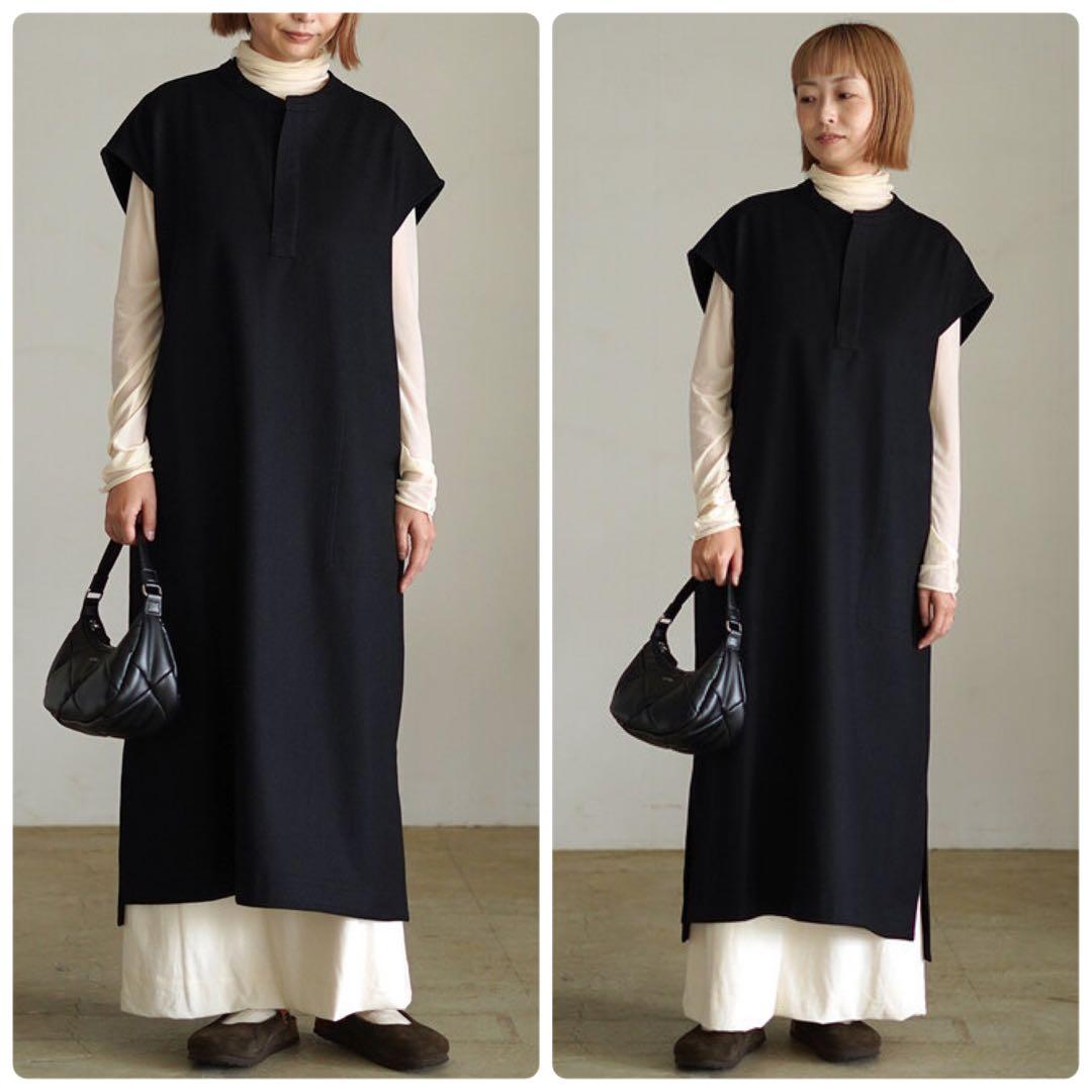 ✨新品✨25AW ル グラジック オーバーシャツドレス ワンピース ウール100