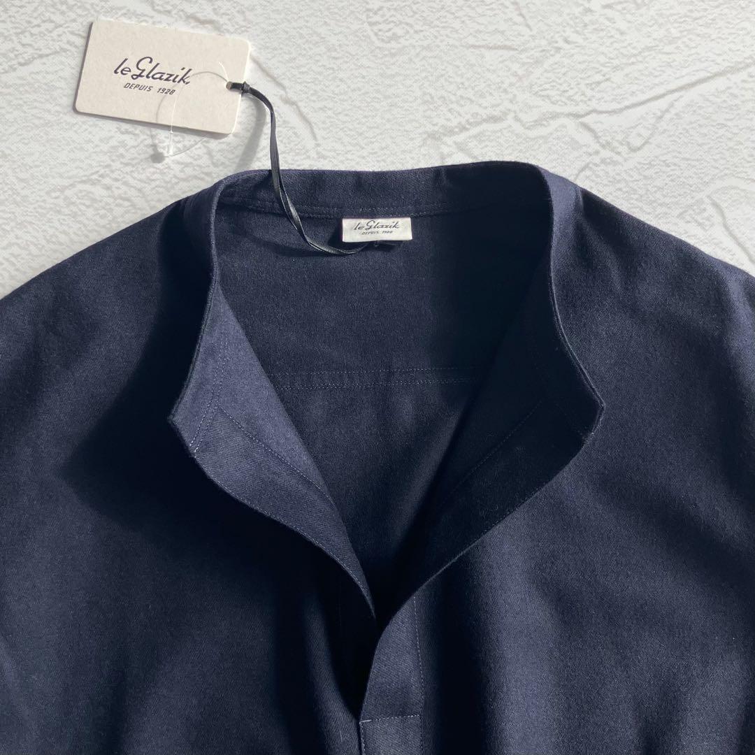 ✨新品✨25AW ル グラジック オーバーシャツドレス ワンピース ウール100