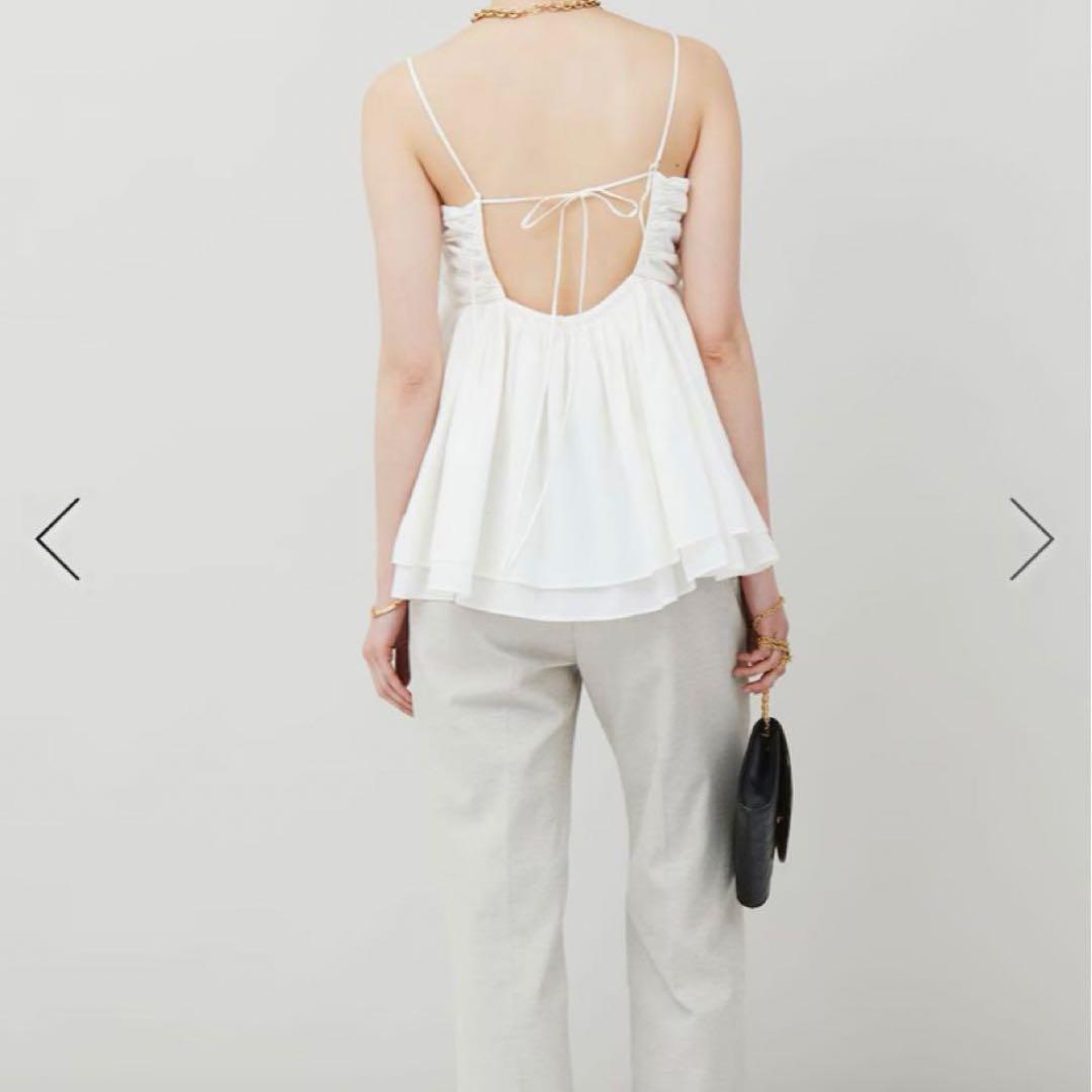 【美品】Curensology カレンソロジー レイヤードキャミソール ぺプラム