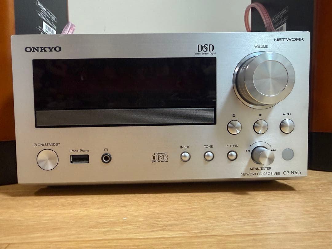 ONKYO ミニコンポ リモコン付き CR-N765 D-212EX 美品