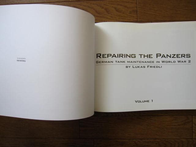 Repairing the Panzers： Volume 1　ドイツ戦車
