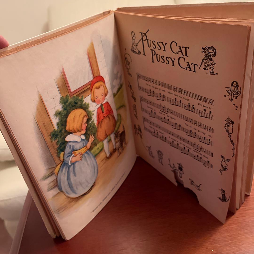 アンティーク楽譜「Nursery Songs」