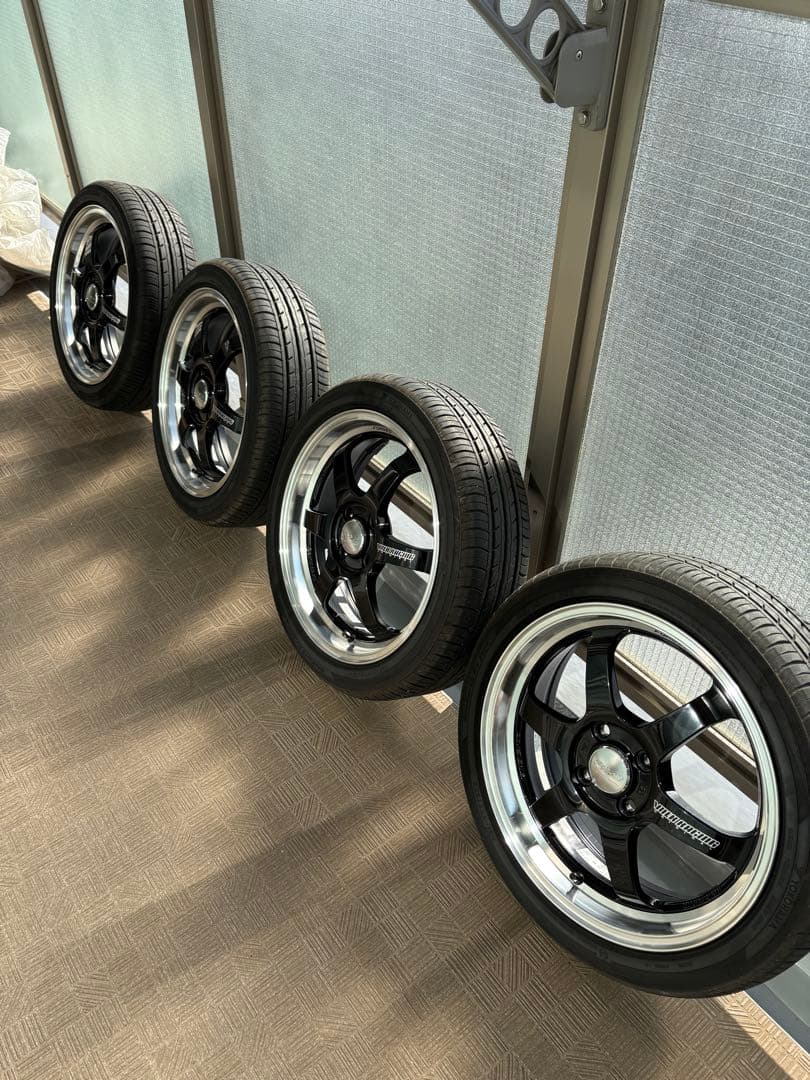 ボルクレーシングTE37 KCRホイールタイヤ 鍛造 16インチ 軽自動車