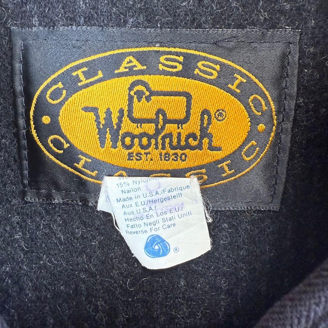 Woolrich ウールリッチ ジップアップウールベスト アメリカ製 80s