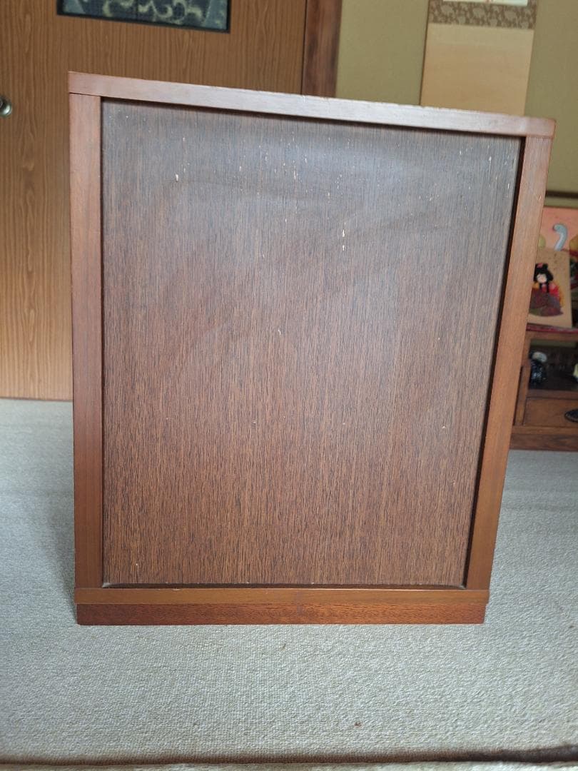 美品！マルニ木工 木製 電話台 キャビネット 飾り棚