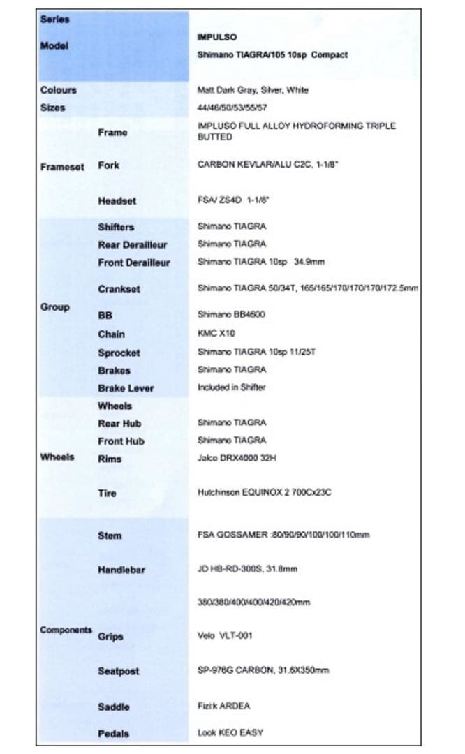 確認中　引取2014年BIANCHI IMPULSO Tiagra/105