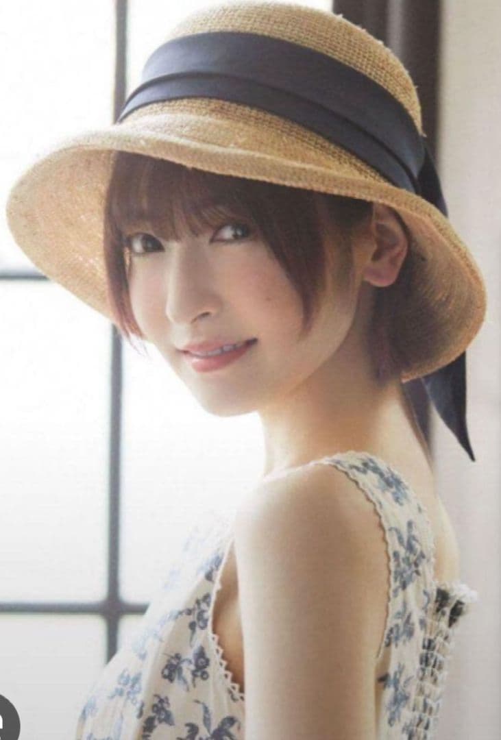 メゾンドフルールプチローブカノン 麦わら帽子 神田沙也加