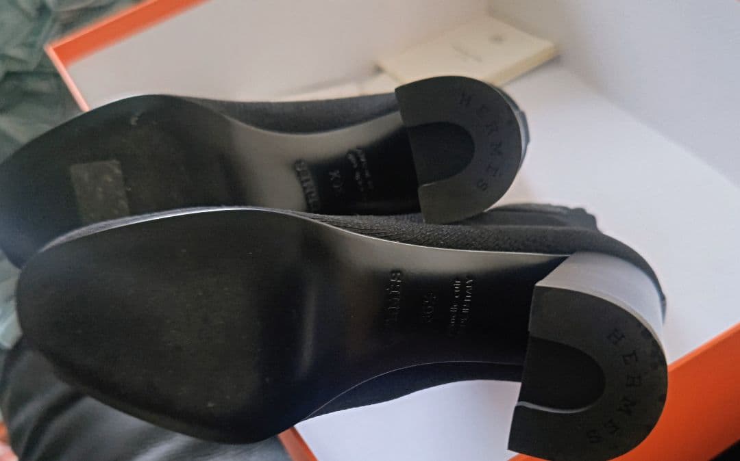 週末値下げ！エルメス　超美品　ショートブーツ　ジェナ 90　36.5　付属品完品