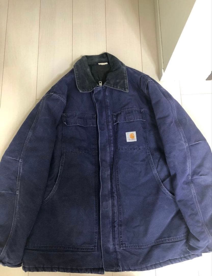 カーハート80s トラディショナルコート ネイビー