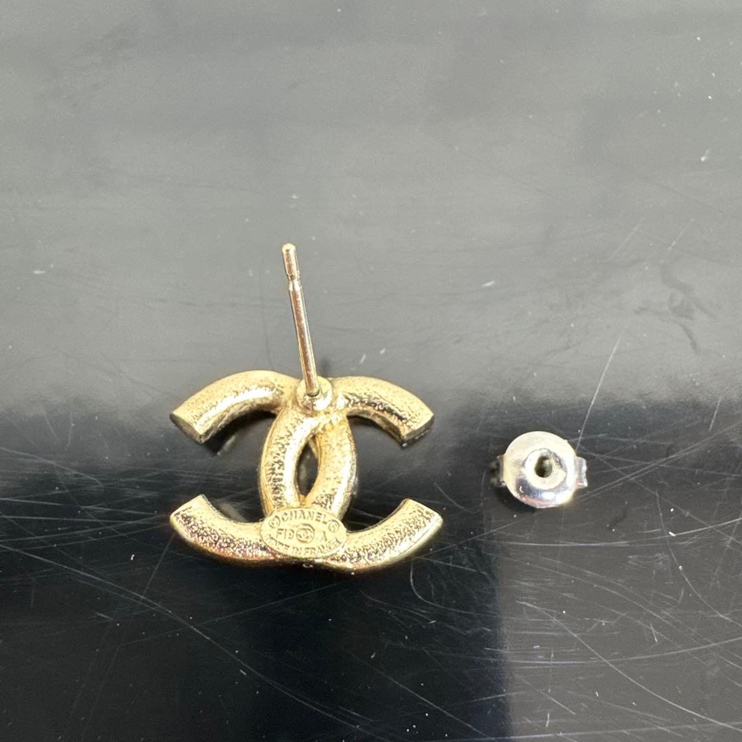 CHANEL シャネル ココマーク ラインストーン ピアス 片耳用 F19 A