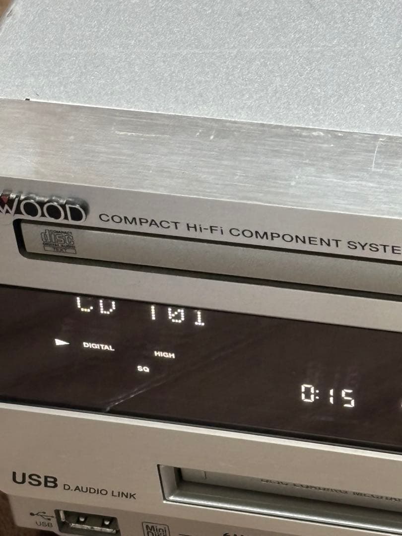 KENWOOD CD/MDコンポ UD-A77 ステレオシステム