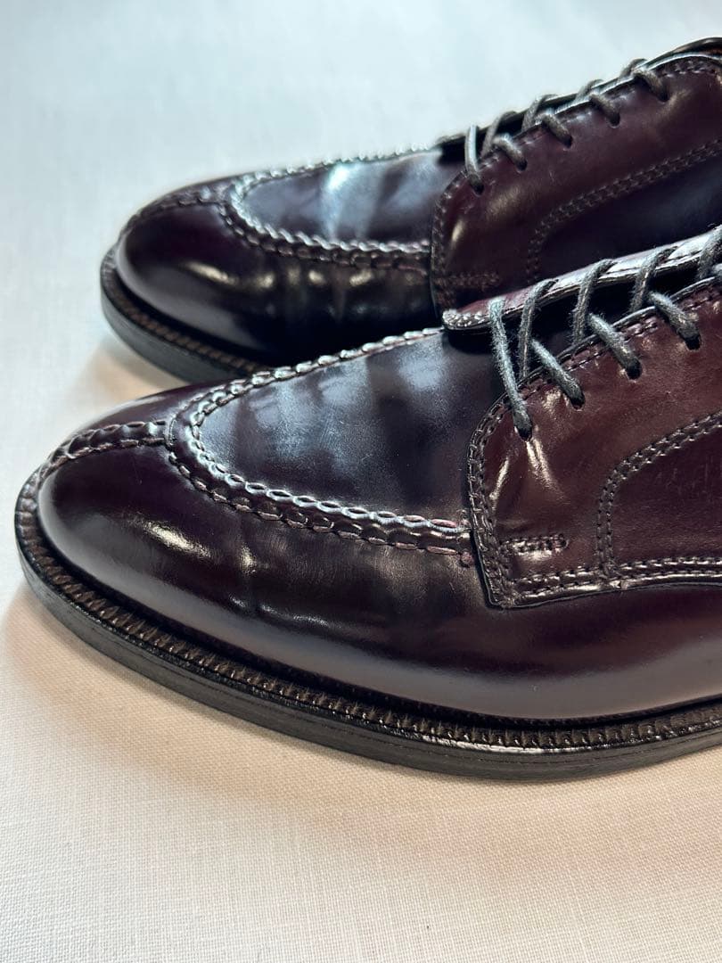 【美品良靴】ALDEN CORDVAN BURGUNDY UTIP 7D2210