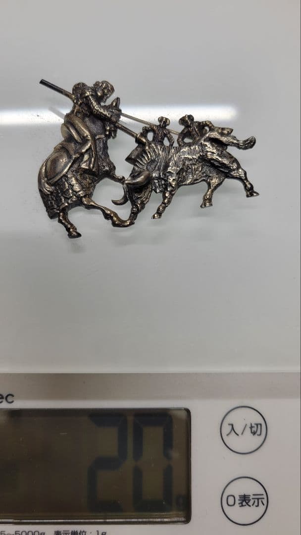 値下げ！ヴィンテージ メキシコ925 銀製 シルバーブローチ 闘牛士 繊細