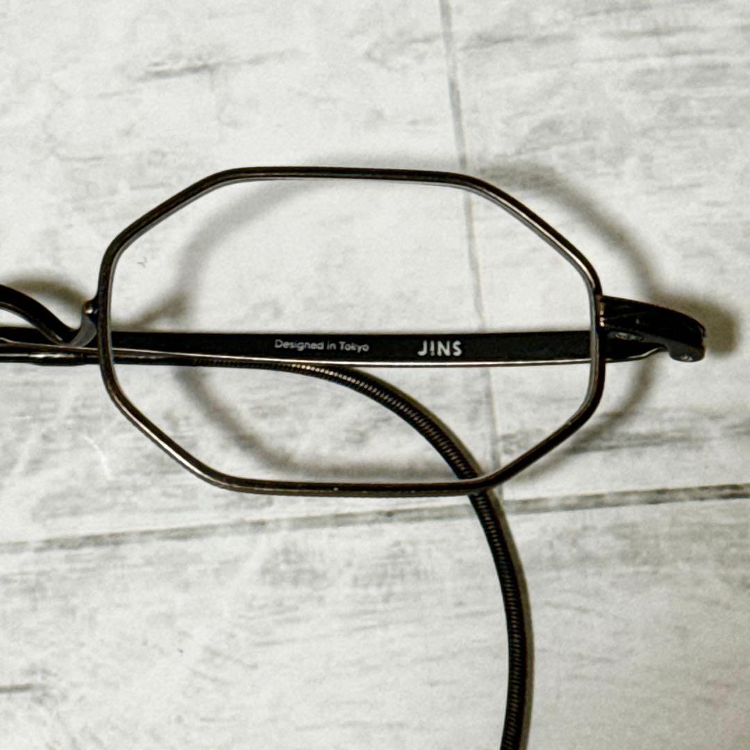 JINS CLASSIC 20's JINS×TIMEメタルフレーム　オクタゴン