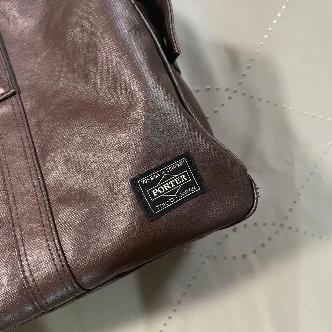 古着 吉田カバン Porter ブラウン フリースタイルボストンバッグ 美品