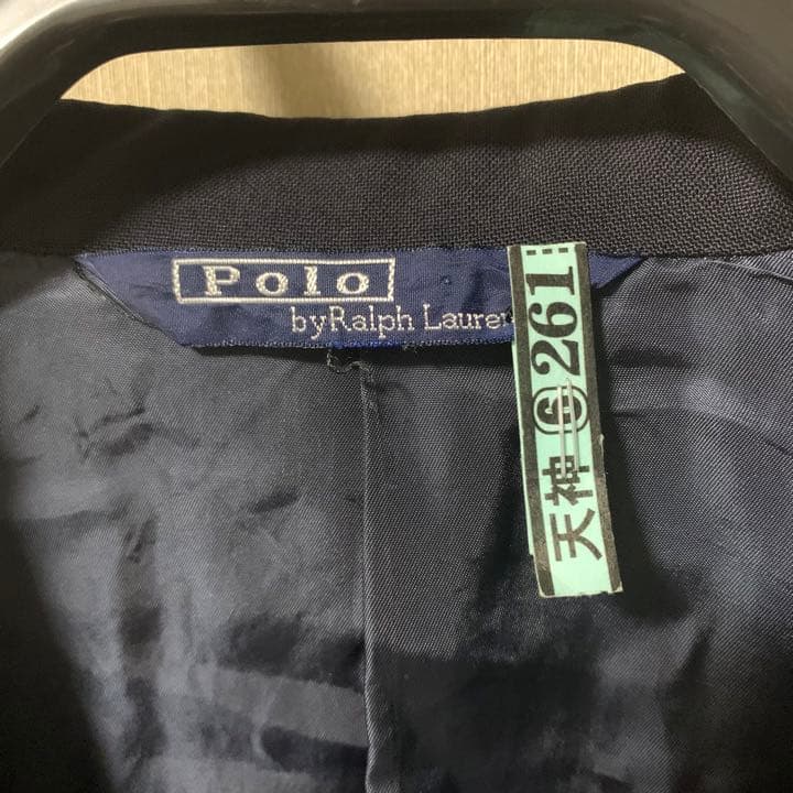 ポロ　ラルフローレン　スーツ　セットアップ　紺　ネイビー