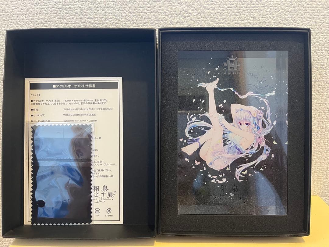 和泉つばす展2　アクリルオーナメント　3種類まとめ売り。