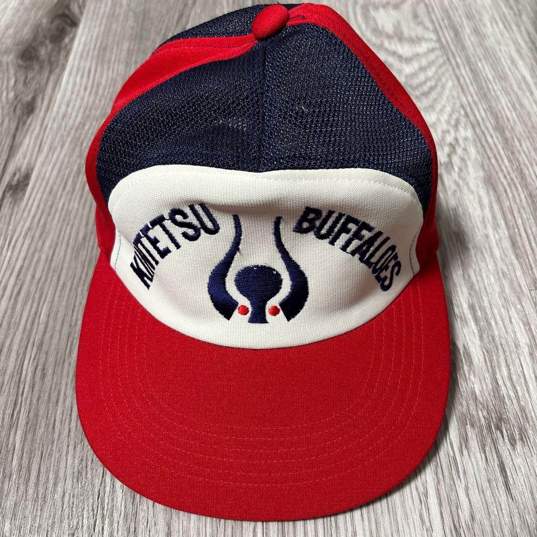 近鉄バファローズ　キャップ　中央帽子　当時モノ