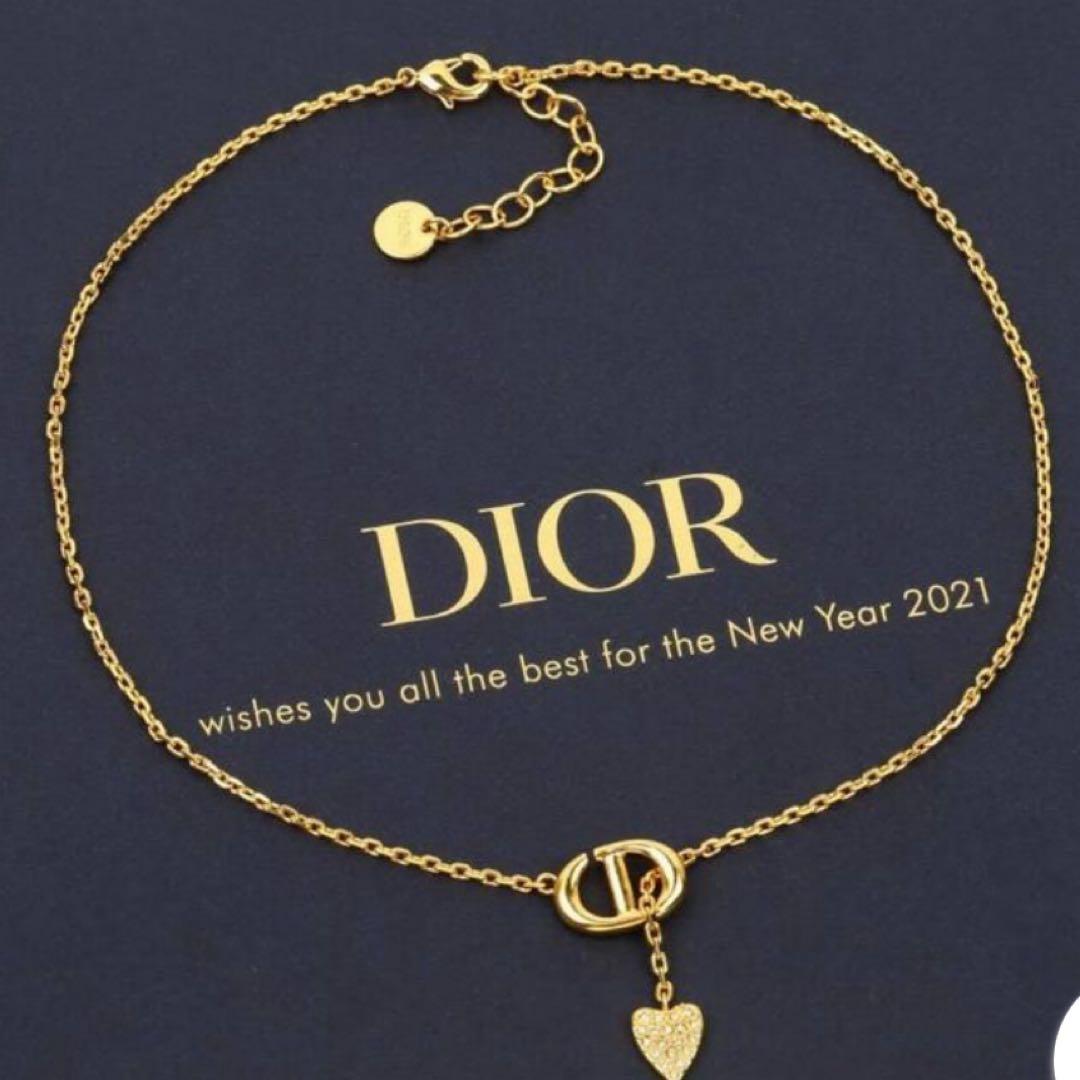 DIOR ネックレス　ハート