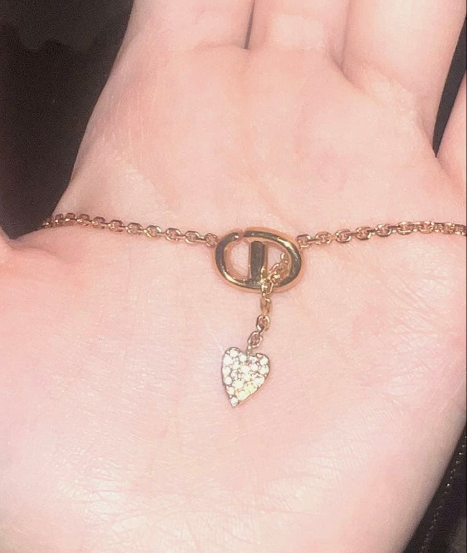 DIOR ネックレス　ハート