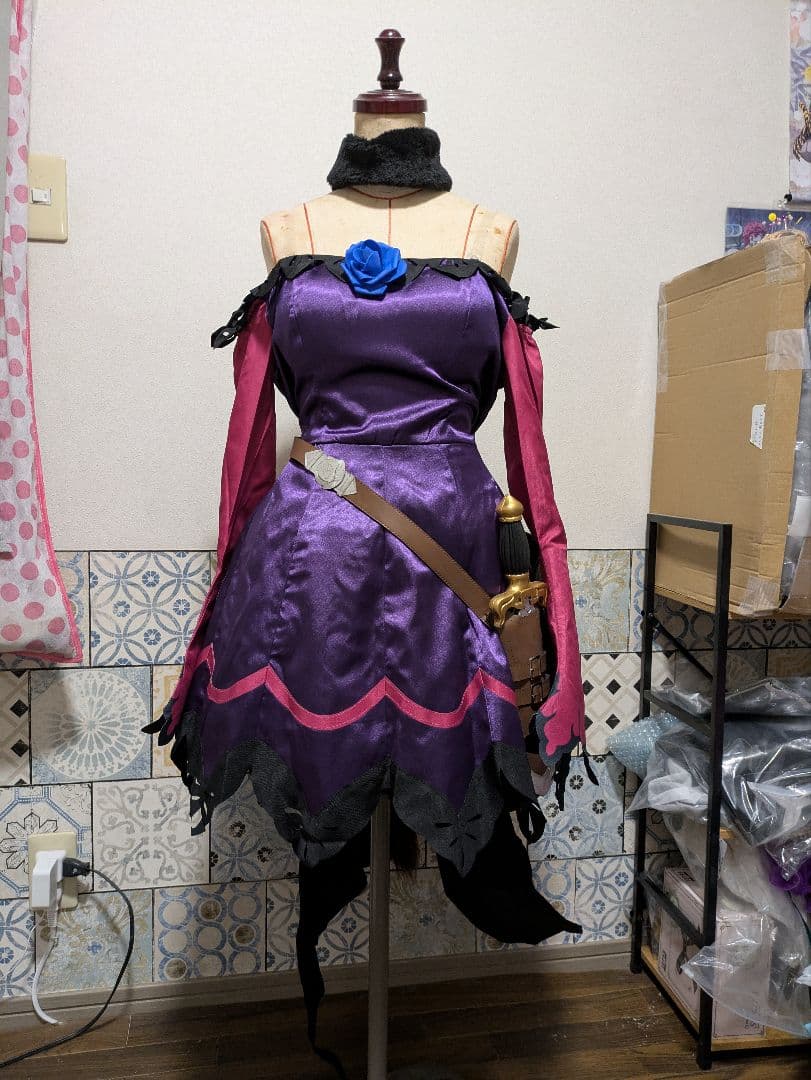 ウマ娘ライスシャワー コスプレ 衣装 フルセットS〜Mサイズウィッグ靴付き！