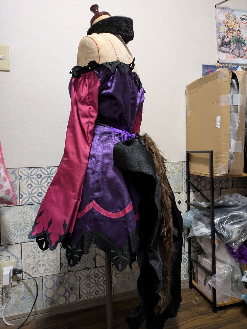 ウマ娘ライスシャワー コスプレ 衣装 フルセットS〜Mサイズウィッグ靴付き！