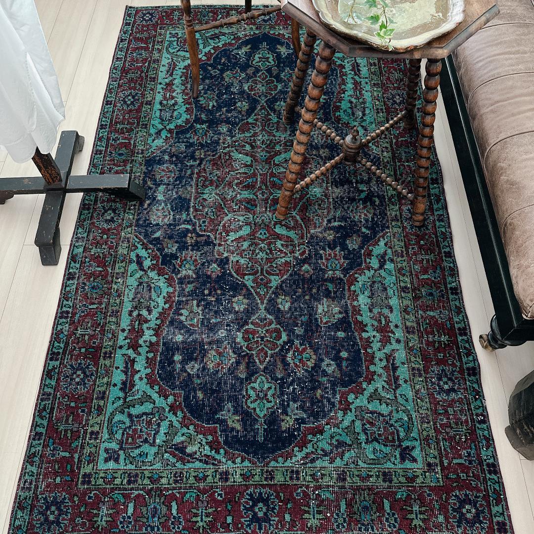 0938 トルコ ヴィンテージラグA107