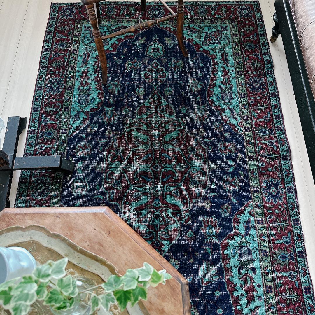 0938 トルコ ヴィンテージラグA107