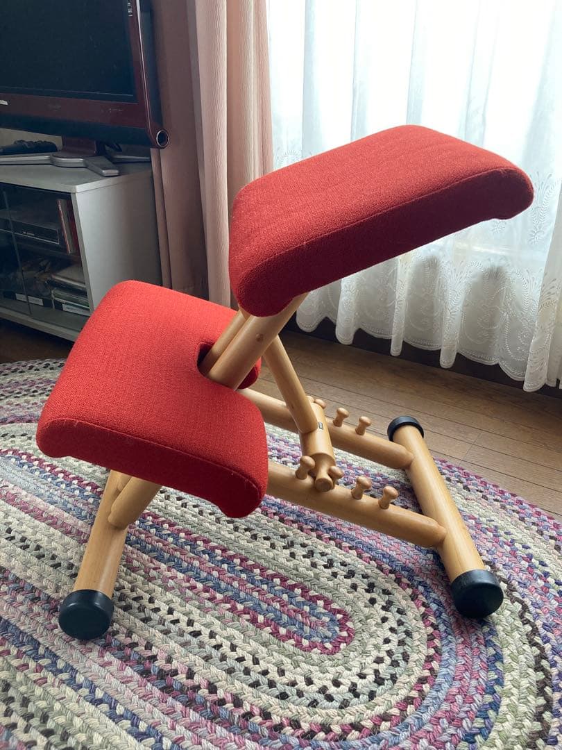 Stokke ヴァリエール　バランスチェア　マルチ　ニット生地　オレンジ