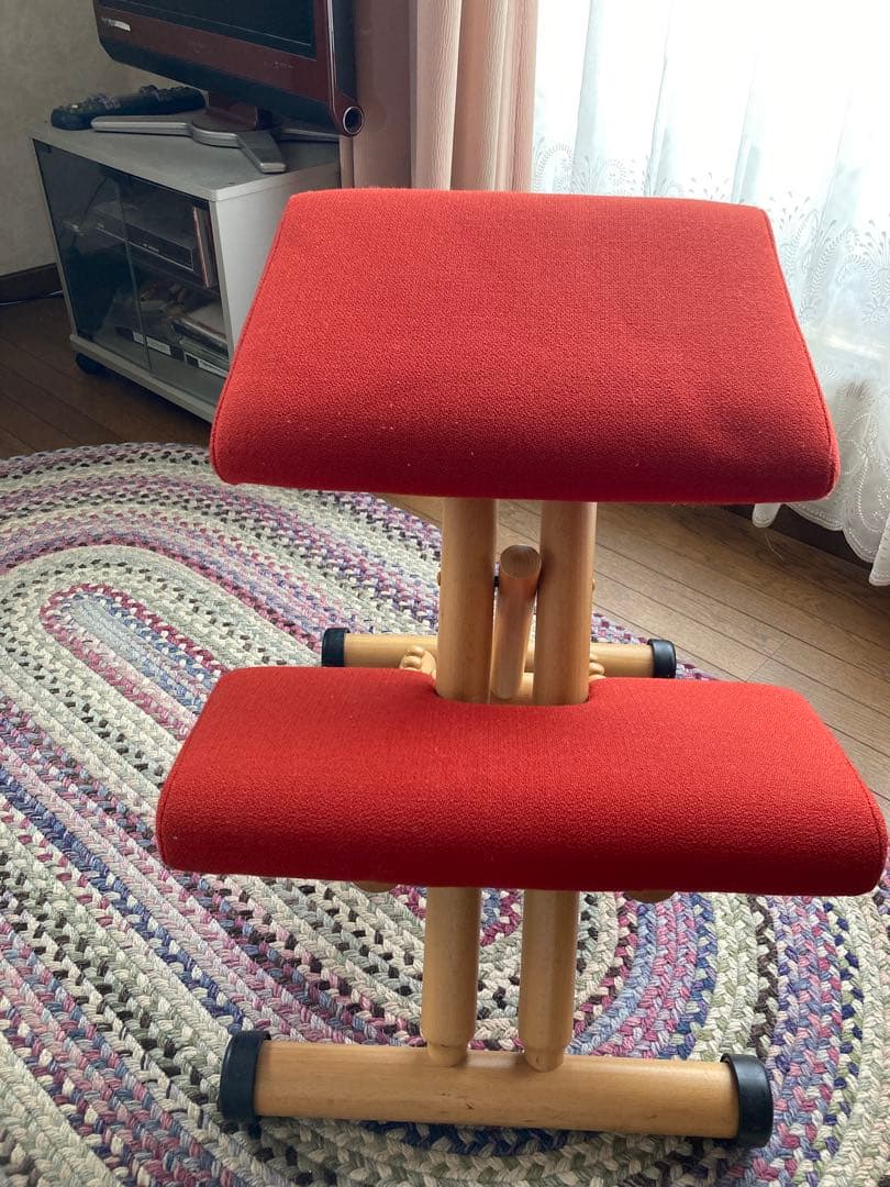 Stokke ヴァリエール　バランスチェア　マルチ　ニット生地　オレンジ