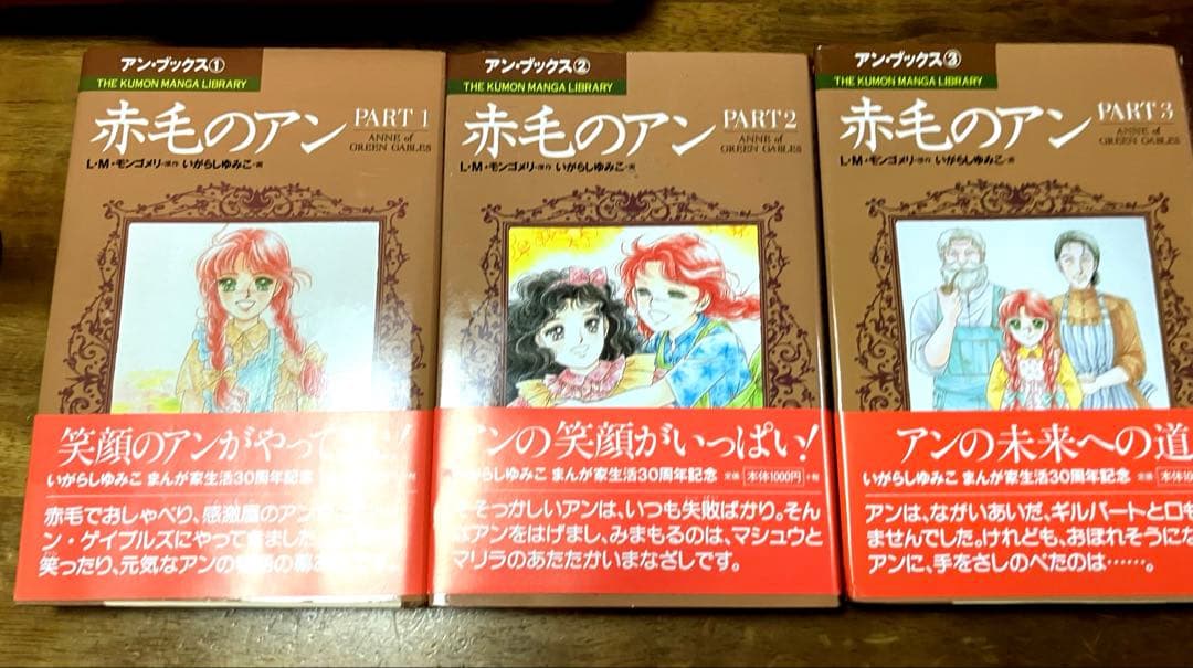 赤毛のアン＊アンブックス＊全5巻セット　画　いがらしゆみこ