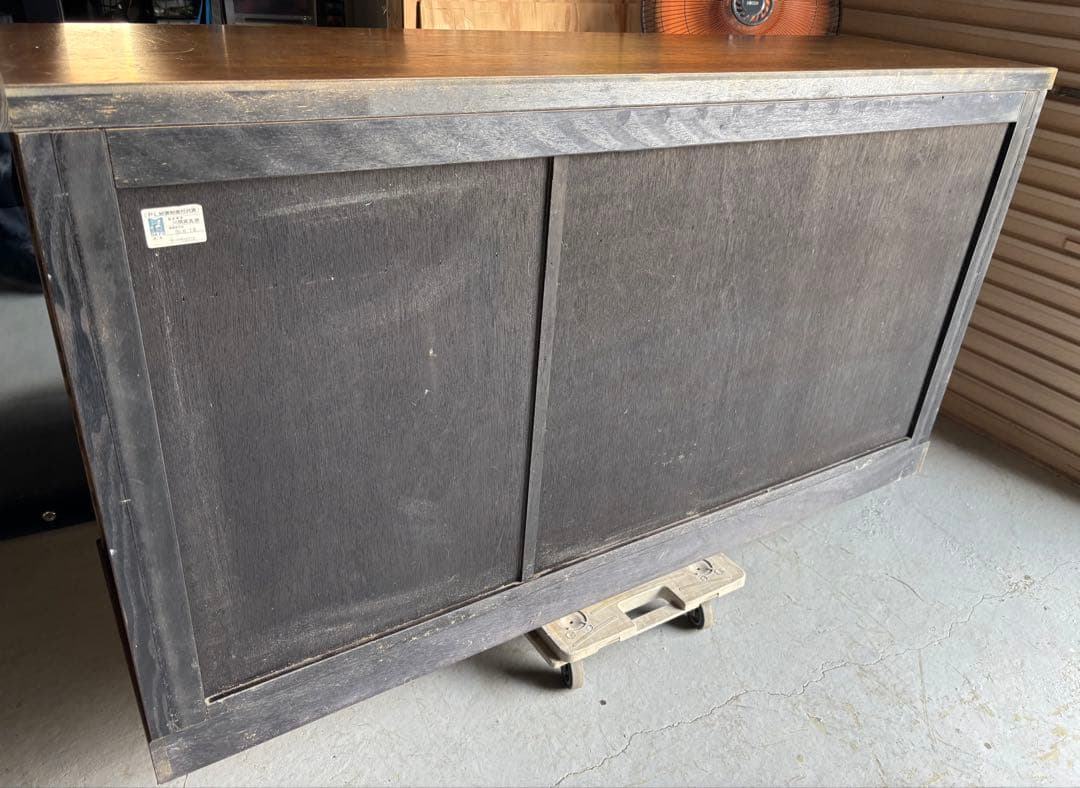 サクラ 国産 川隅家具 天然木 カントリーキッチン, 幅153cmUsed