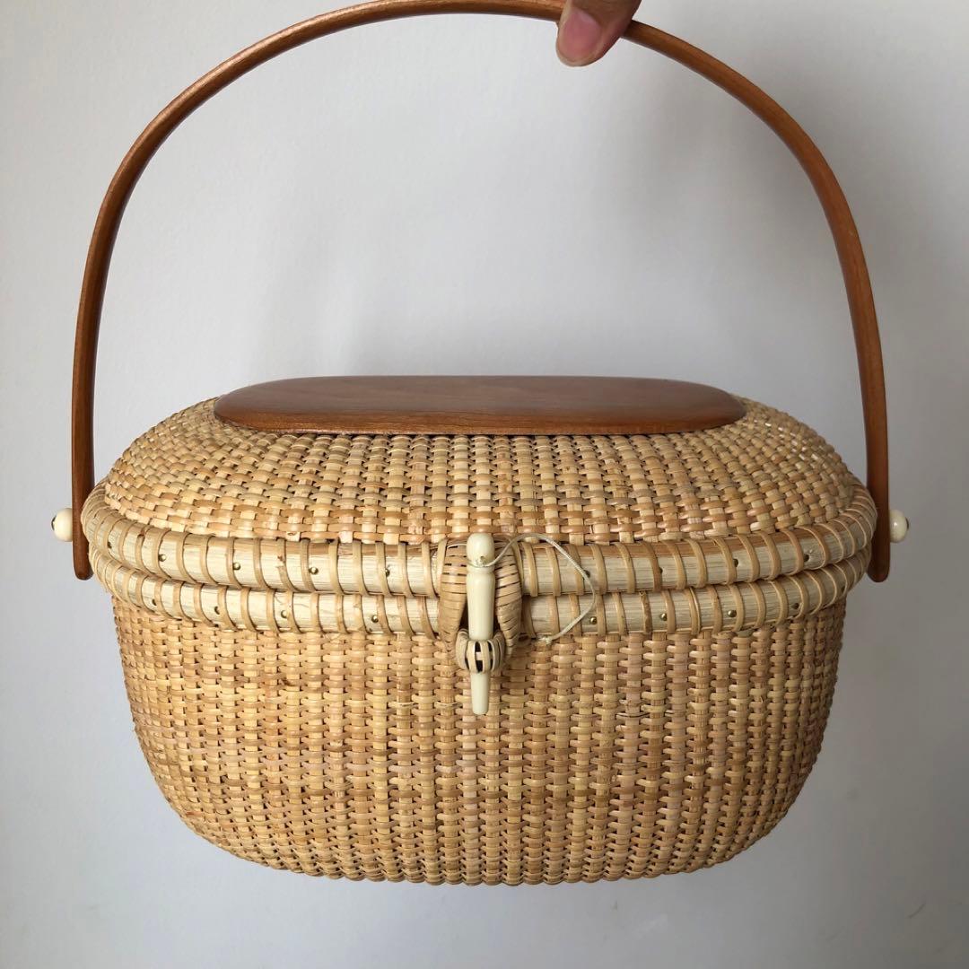 ハンドメイド ピクニックバスケット