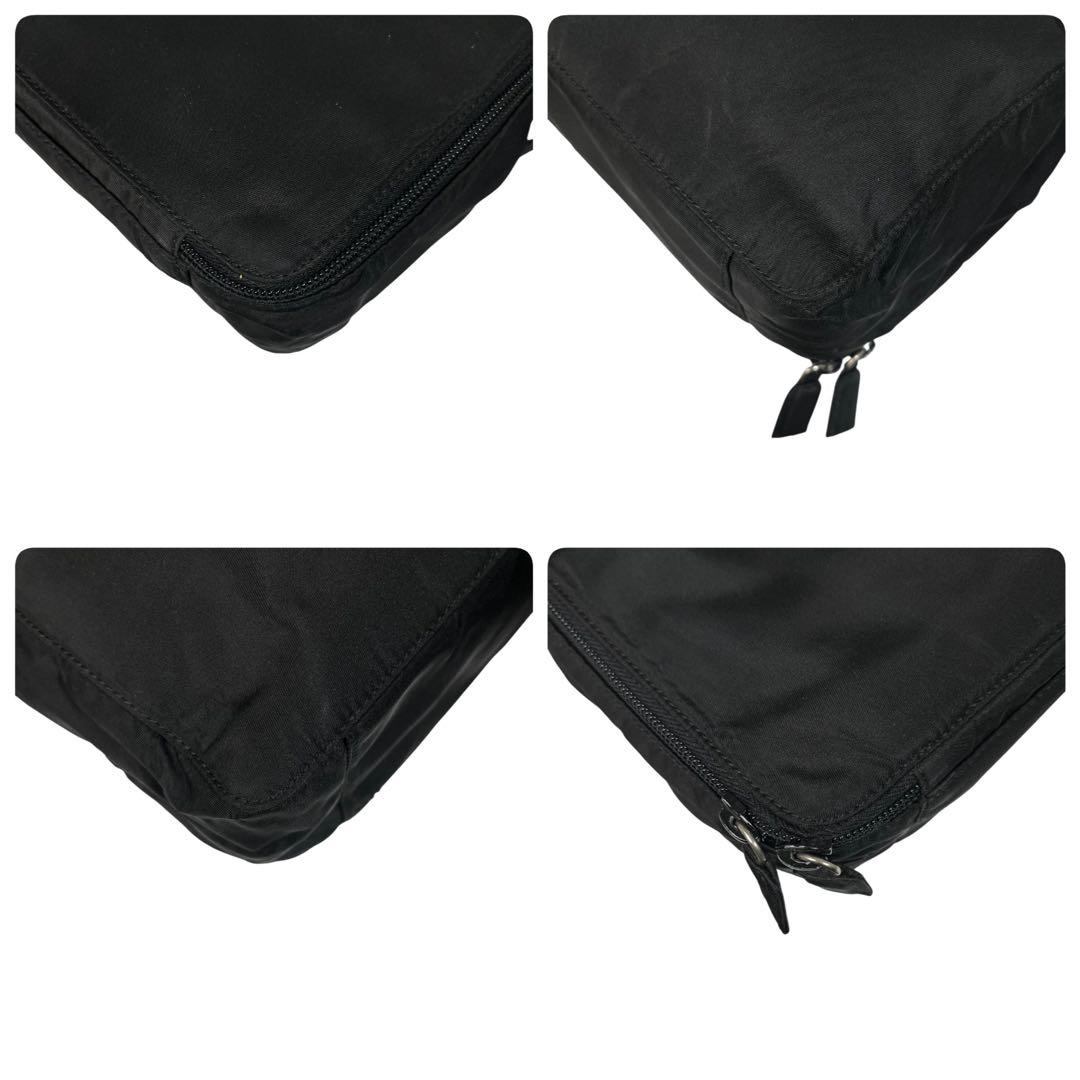 正規品 4548 PRADA プラダ ハンドバッグ ナイロン ブラック