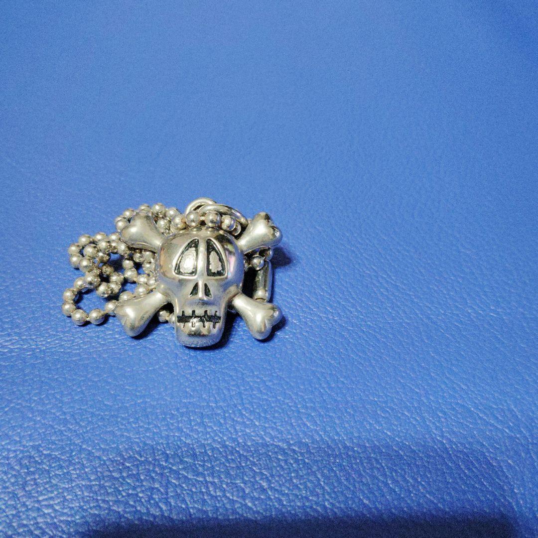 00s OLD STUSSY スカルボーン ネックレス トップ　ドクロ　骸骨