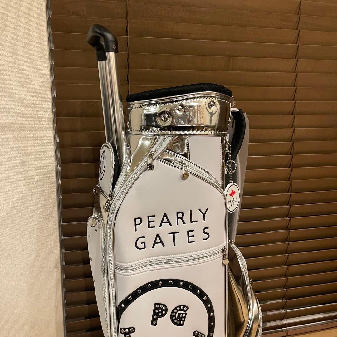 PEARLY GATESパーリーゲイツ キャディバッグ ゴルフバッグ キャスター