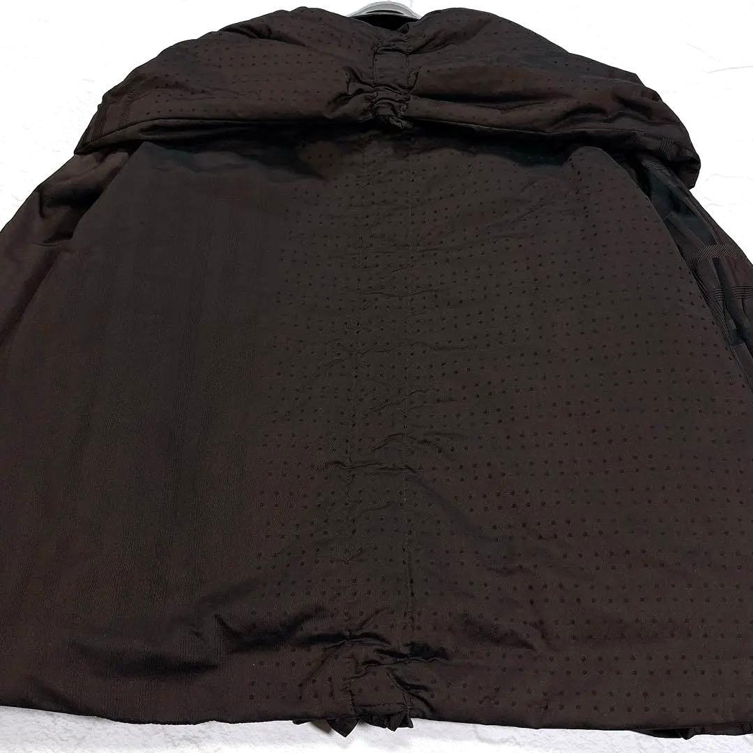 ✨美品✨慈雨　センソユニコ　中綿ジャケット　ニット切替　総柄　ドット　チェック