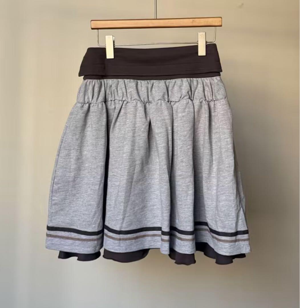 Coyseio x Blythe Folding グレー ギャザースカート