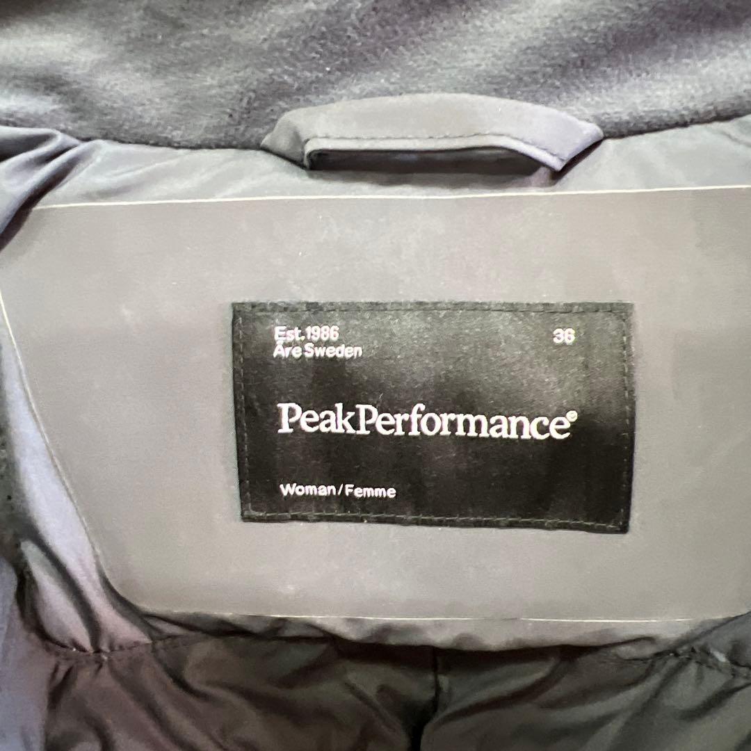 Peak Performance スノージャケット グレーX黄色36/Mサイズ