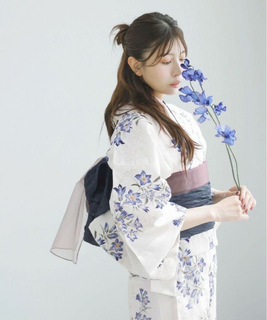 値下げ！Ditaディータ♡オトナ浴衣　高級5点セット♡ 【京の淡宵竜胆】