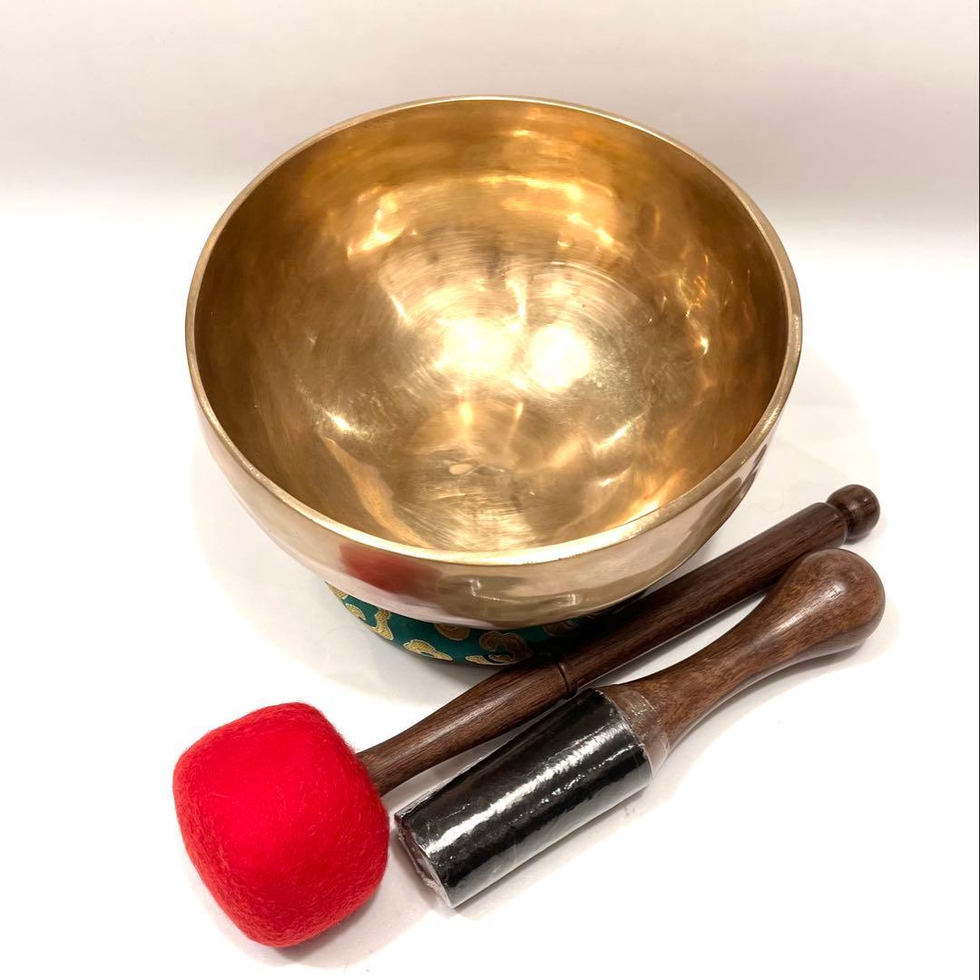 マットゴールド 19cm A音 シンギングボウル