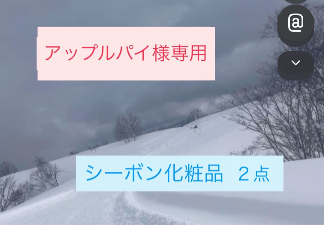 シーボン化粧品 2点 アップルパイ専用