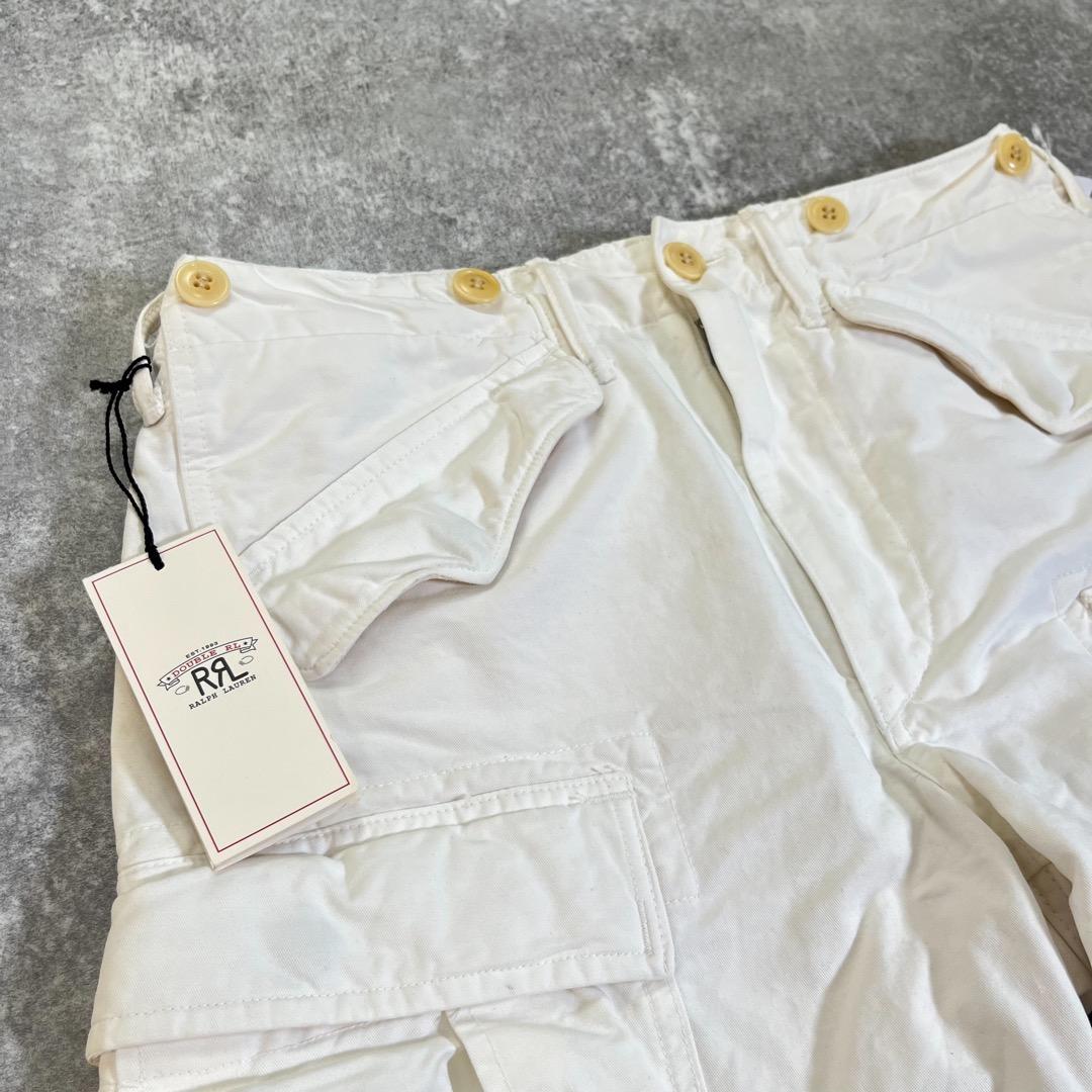 RRL カーゴショーツ　ハーフパンツ【W29】白　ヴィンテージモデル