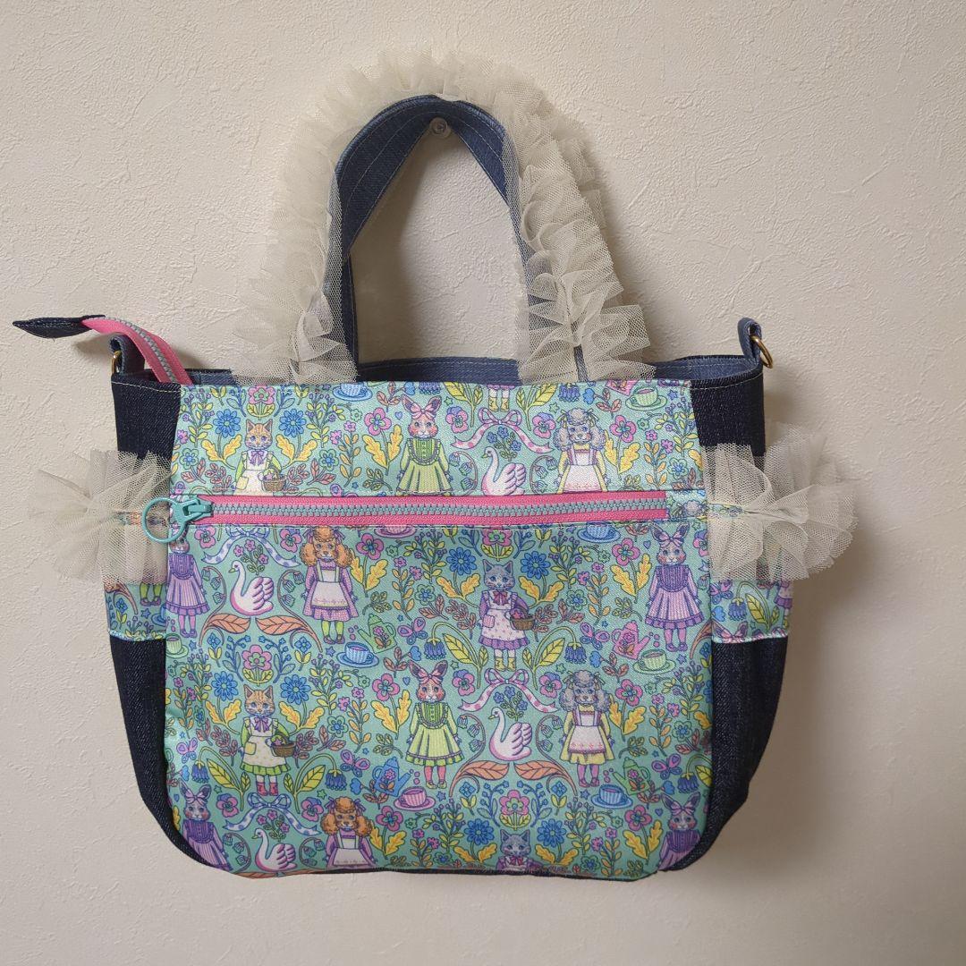 チュールトートバック　２点