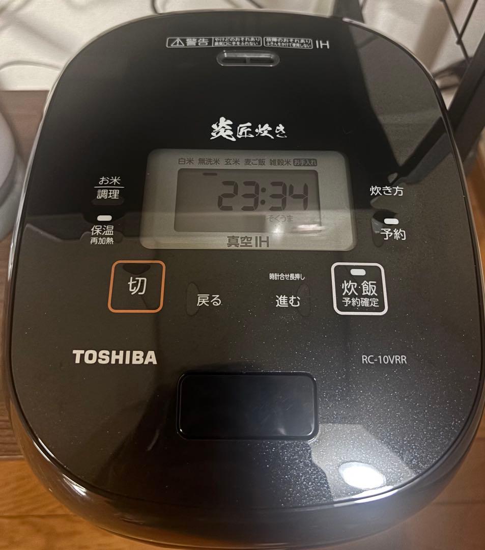2024年製TOSHIBA 東芝 炊飯器 RC-10VRR(K)