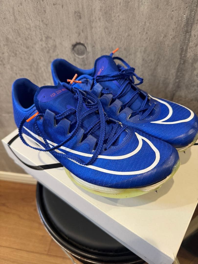 Nike エアズーム マックスフライ1 青 【25.5cm・極美品】