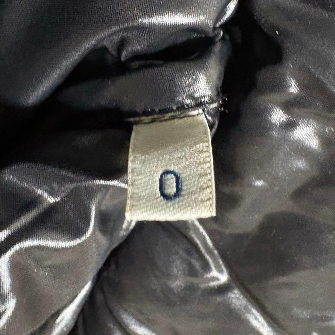 【極美品】モンクレール LACET フード付きダウンベスト ブラック サイズ0