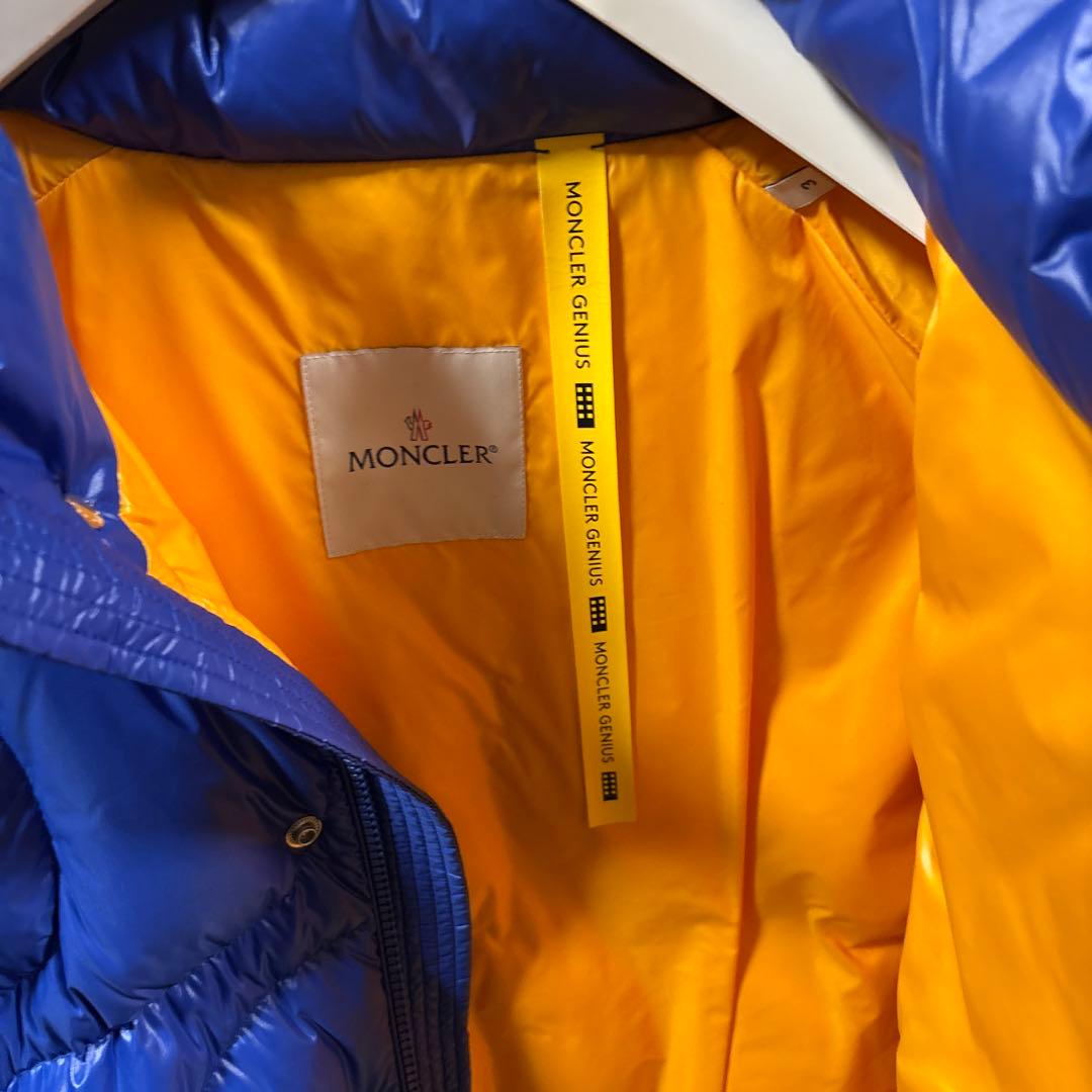【美品】MONCLER ダウンジャケット 青 サイズ　3
