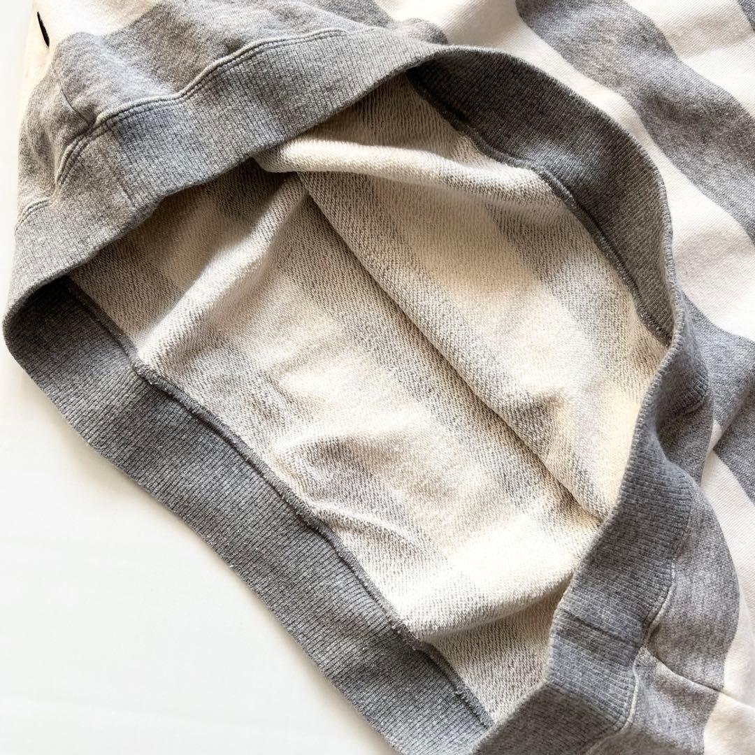 rough&swell ラフアンドスウェル　ボーダー　半袖スウェット　トレーナー